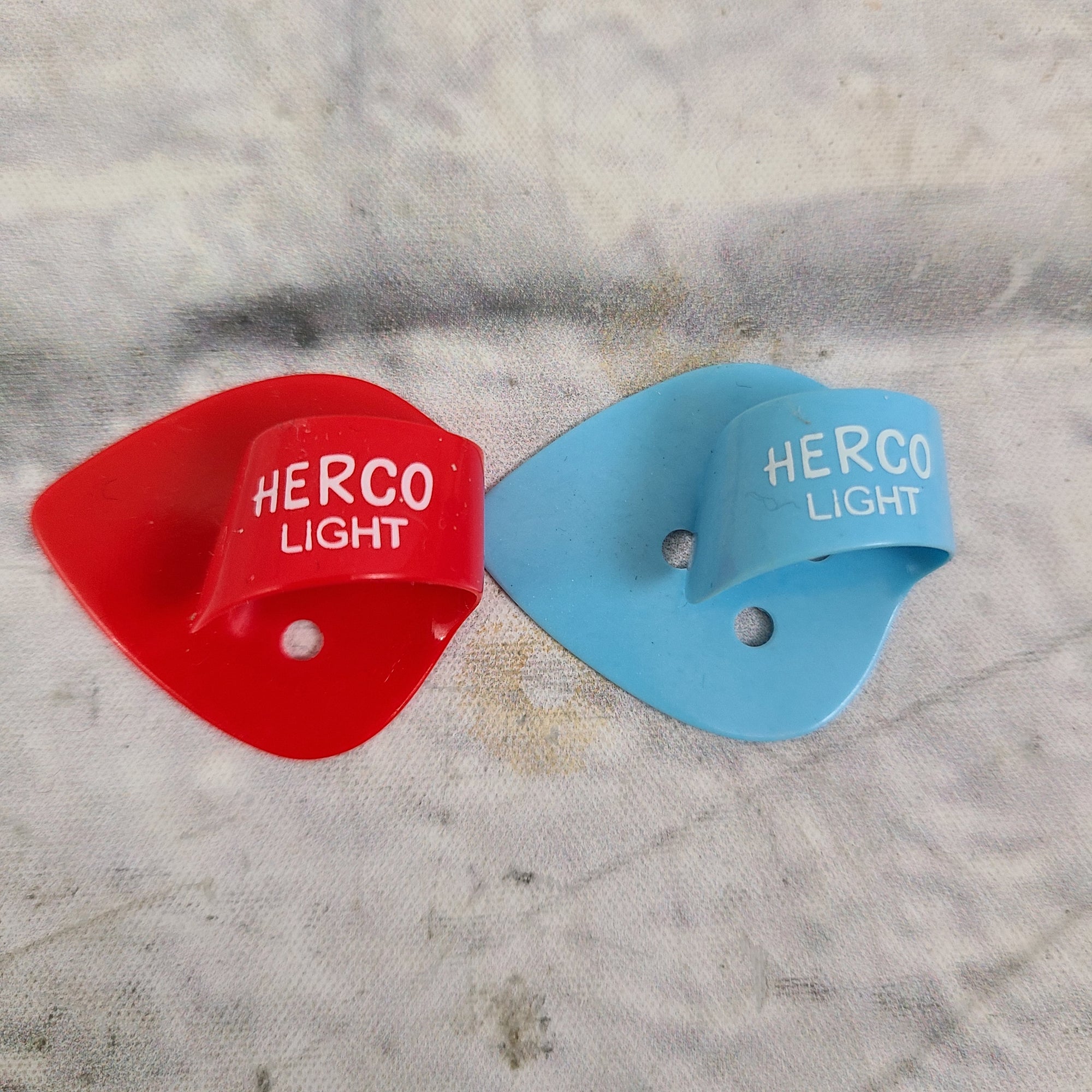 Herco Finger Picks - Light (2 Pack, Assorted Colors)