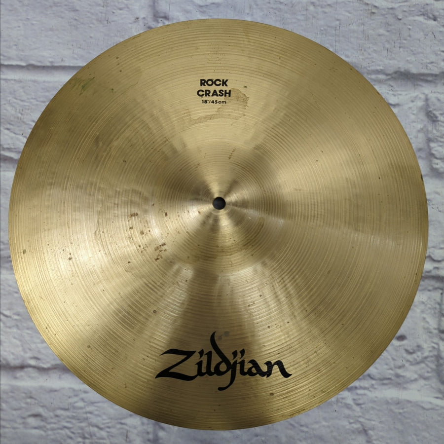 Zildjian Rock Crash 18" Crash Cymbal 1850g 1981-1992 (“CO.” Stamp)