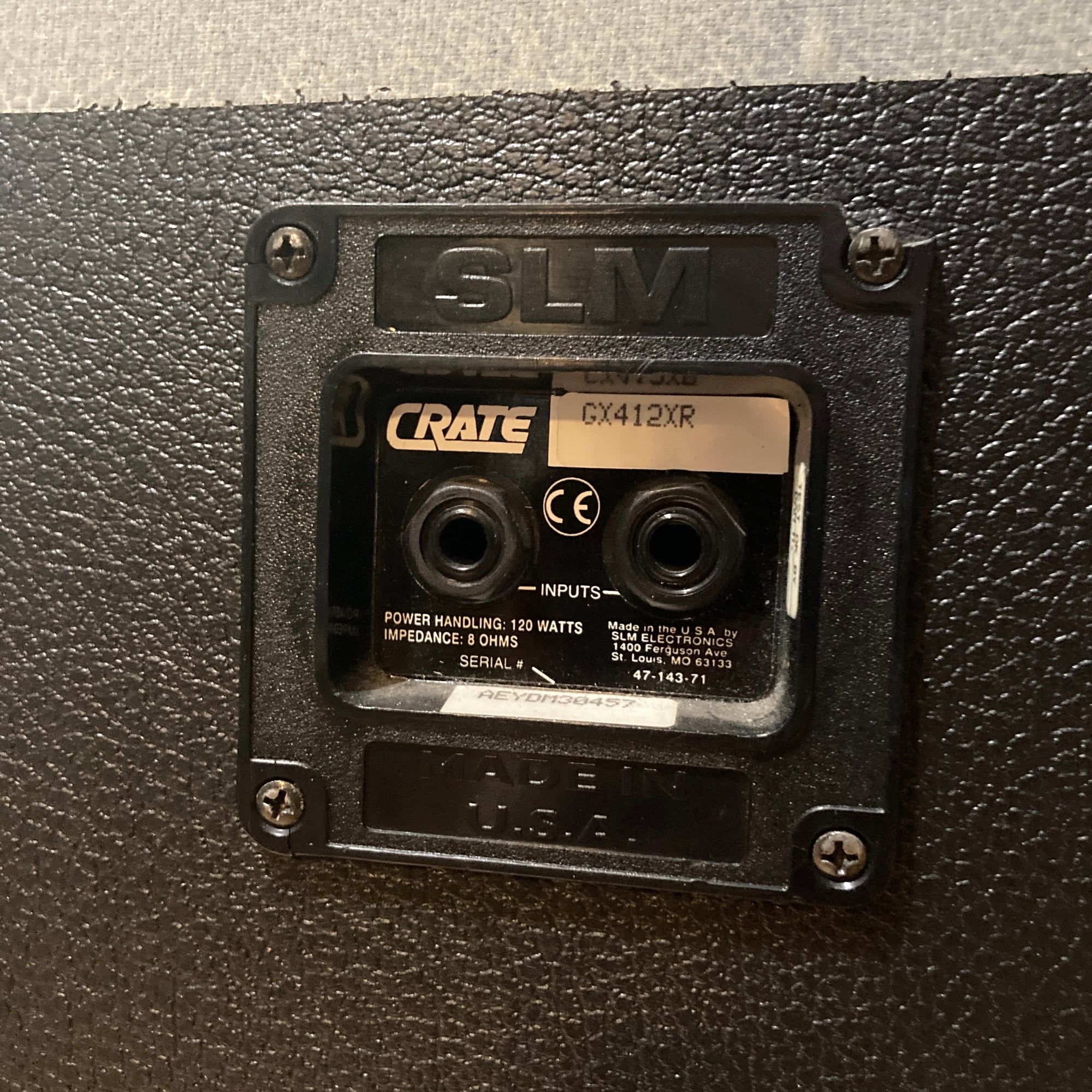 Crate GX412 4x12 Guitar Cab w/ Casters