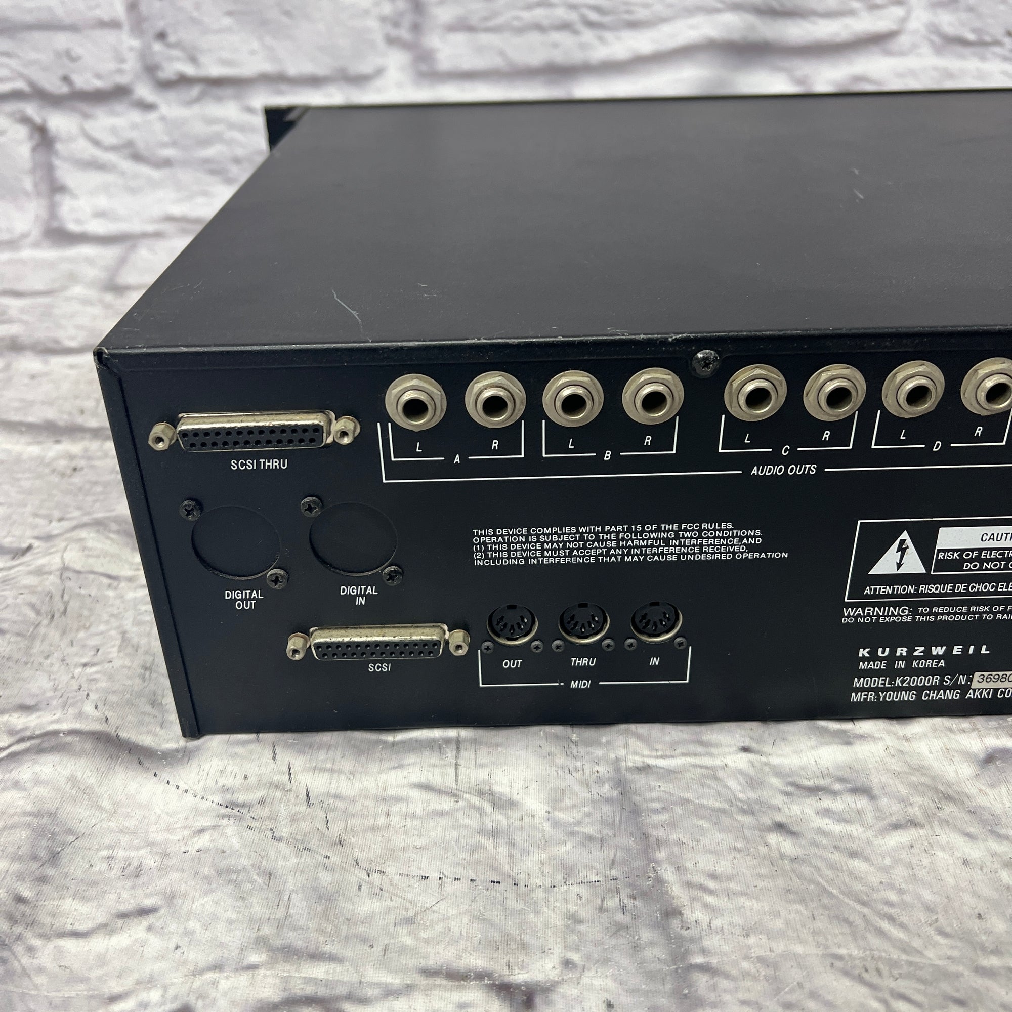 Kurzweil K2000R Rackmount Synth
