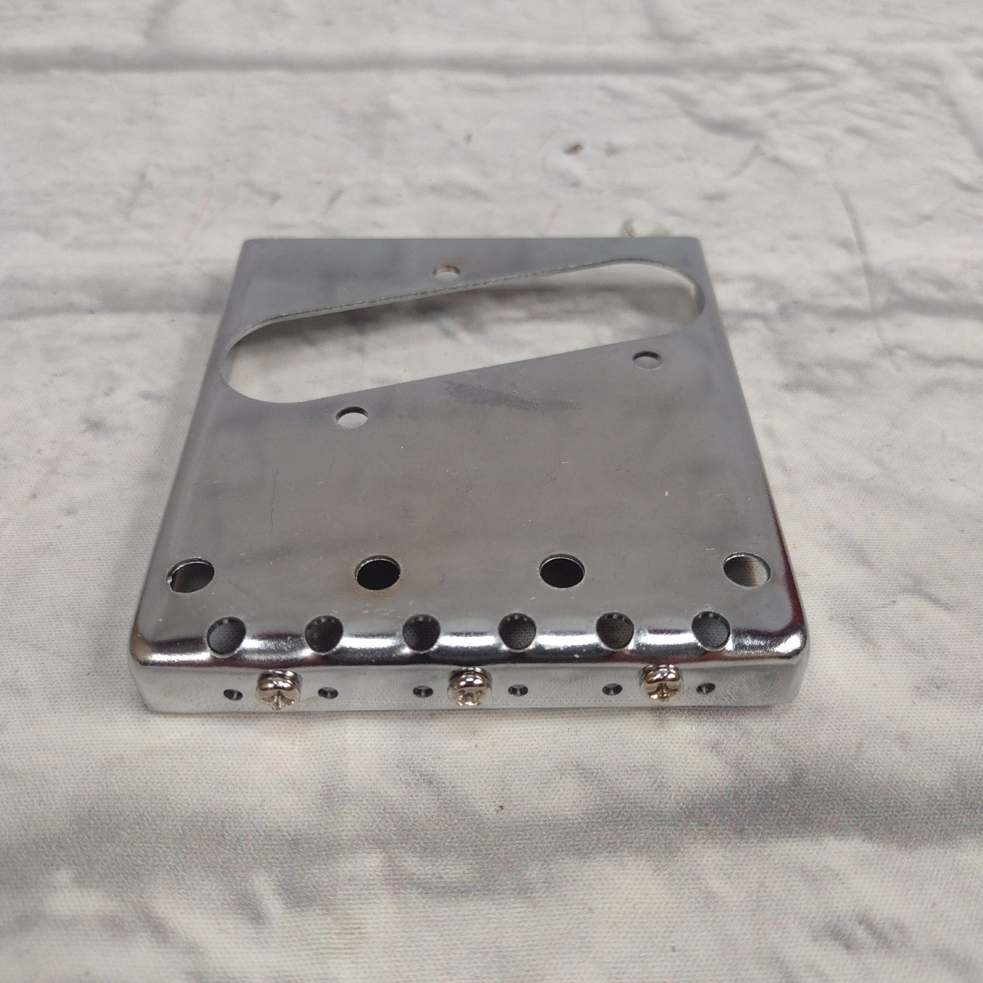 Unknown Telecaster Bridge with 3 Brass Saddles