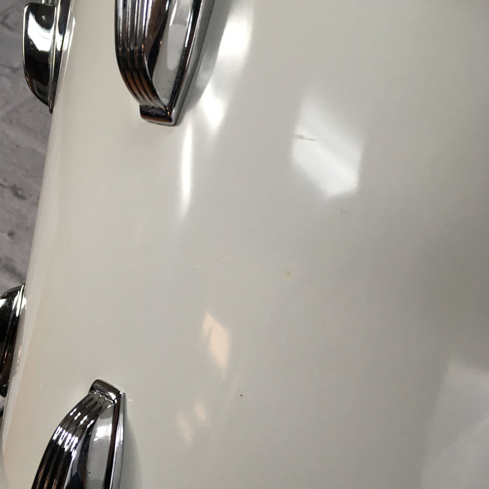 Vintage Ludwig 15x12 Tom No Serial Clear Maple Blue & Olive