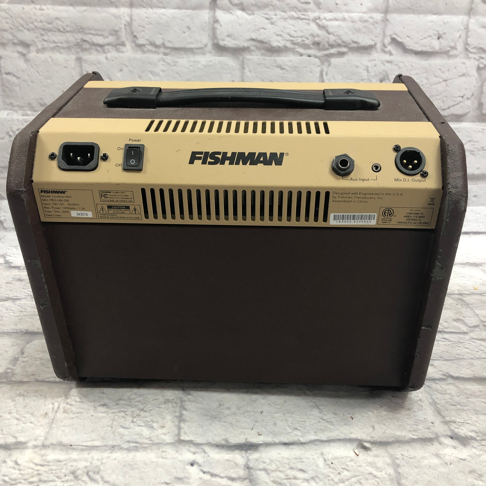 Fishman Loudbox Mini LBX500 Acoustic Guitar Combo Amp