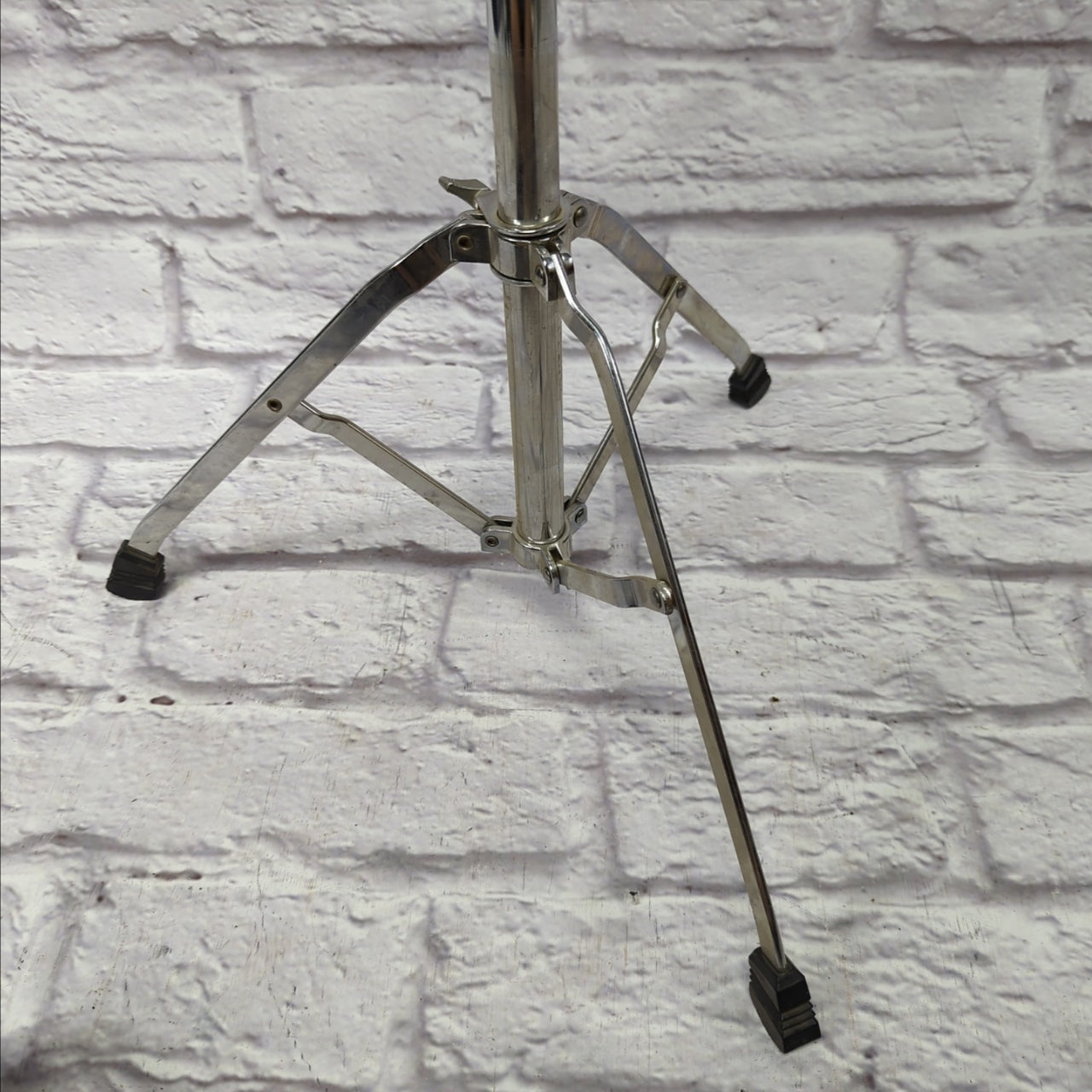 Pearl Heavy Duty Single Braced Straight Cymbal Stand with Tilter 1980s Red Label