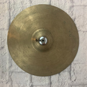 Vintage Zildjian 13" 13 Inch 1940s 1950s Trans Stamp Transitional Stamp Top High Hat Cymbal Only
