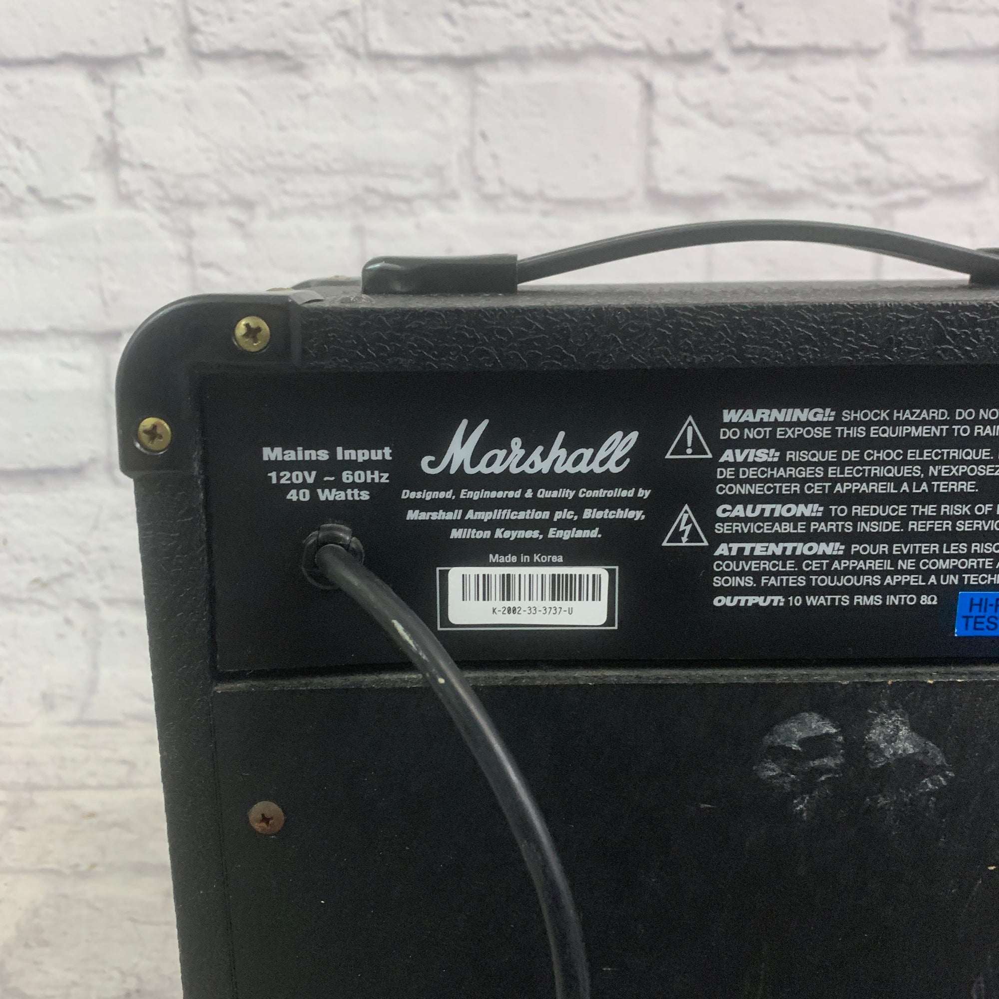 Marshall Mg10 Guitar Combo Amp