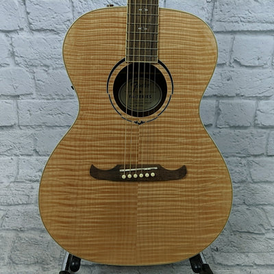 Fender FA-235E Concert Acoustic/Electric Guitar Flame Maple Top Fingerboard Natural