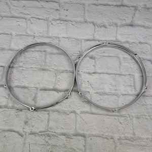 Drum Factory Direct 12" 6-Hole 2.3mm Triple-Flange Hoop (Pair)