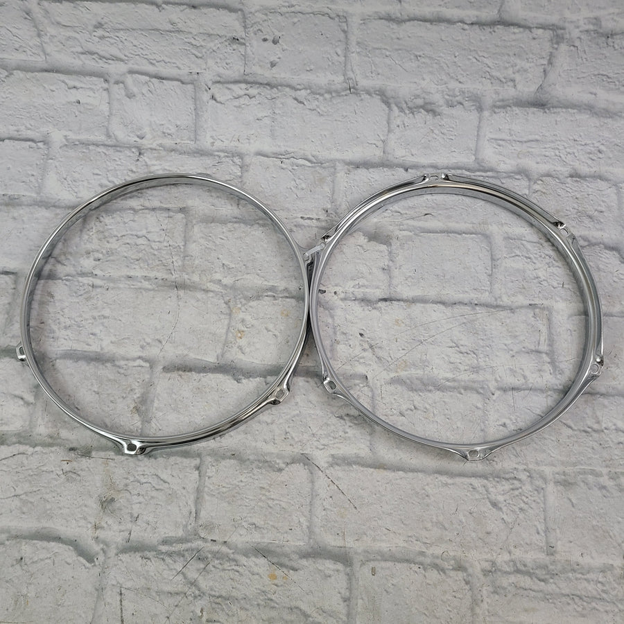 Drum Factory Direct 12" 6-Hole 2.3mm Triple-Flange Hoop (Pair)