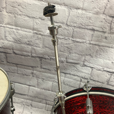 Vintage Rogers Holiday Swingtime 3pc Drum Kit in Red Onyx