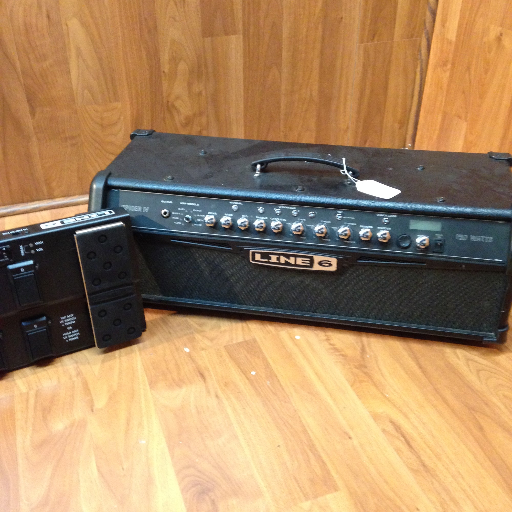 Line 6 Spider Iv 150 Head W/ Fbv4 Footswitch