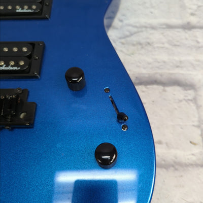 Jackson Loaded Body JS Series Dinky Flat Top JS22 Metallic Blue