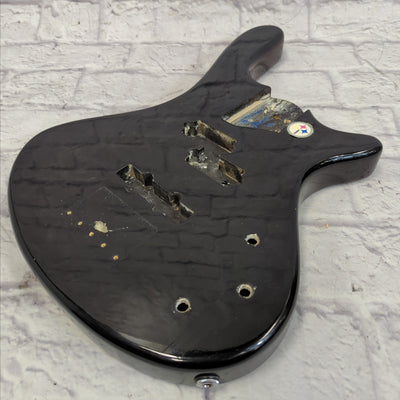 Washburn Electric PJ Bass Guitar Body - Black
