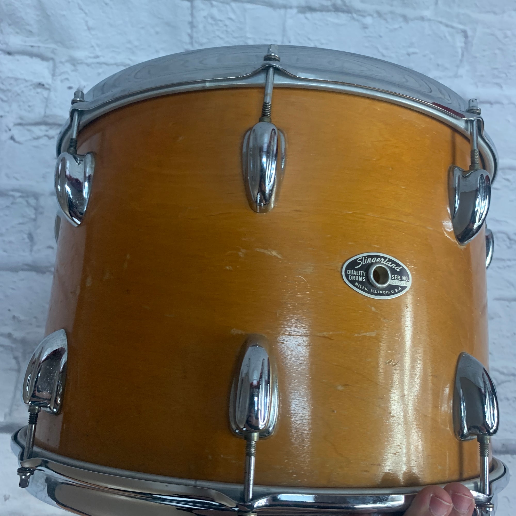 Slingerland 14x10 Rack Tom Natural Maple