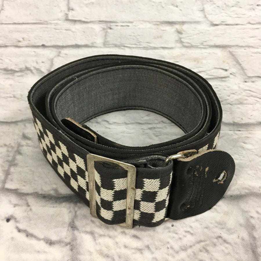Vintage Bobby Lee Checkerboard Guitar Strap SOLD ON SHOPIFY