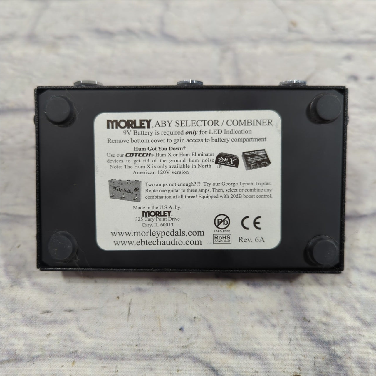 Morley ABY Selector / Combiner Pedal