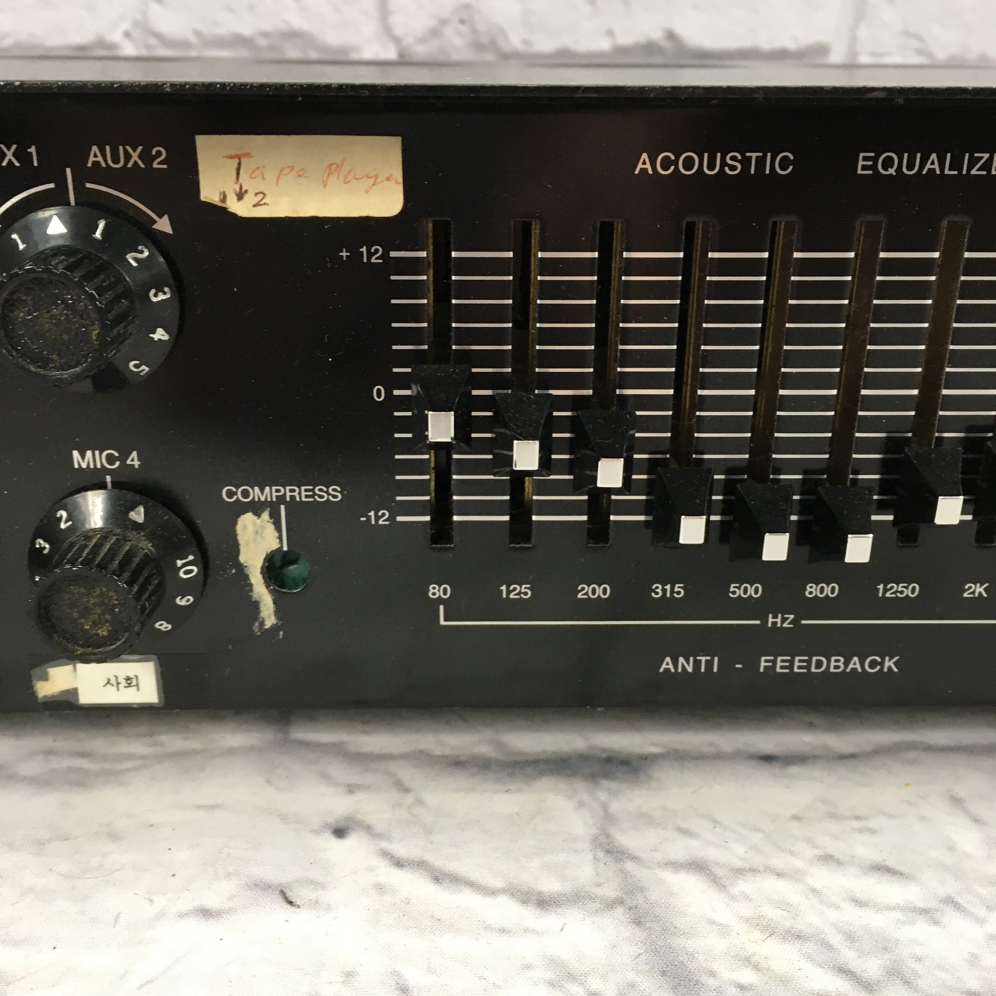 Behringer BX4500H Ultrabass 450w Bass Head Black/Gold no Footswitch