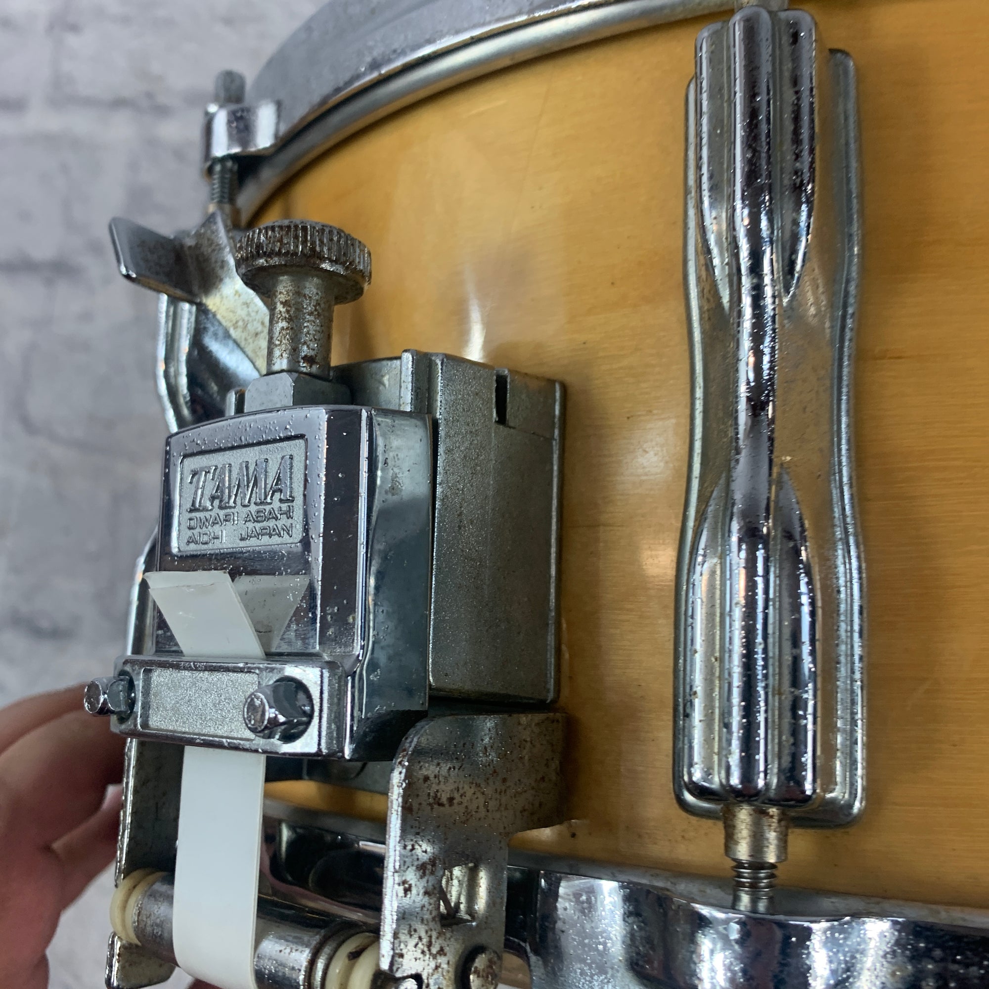 Vintage 1982 Tama Superstar Birch Snare Drum 14x6.5