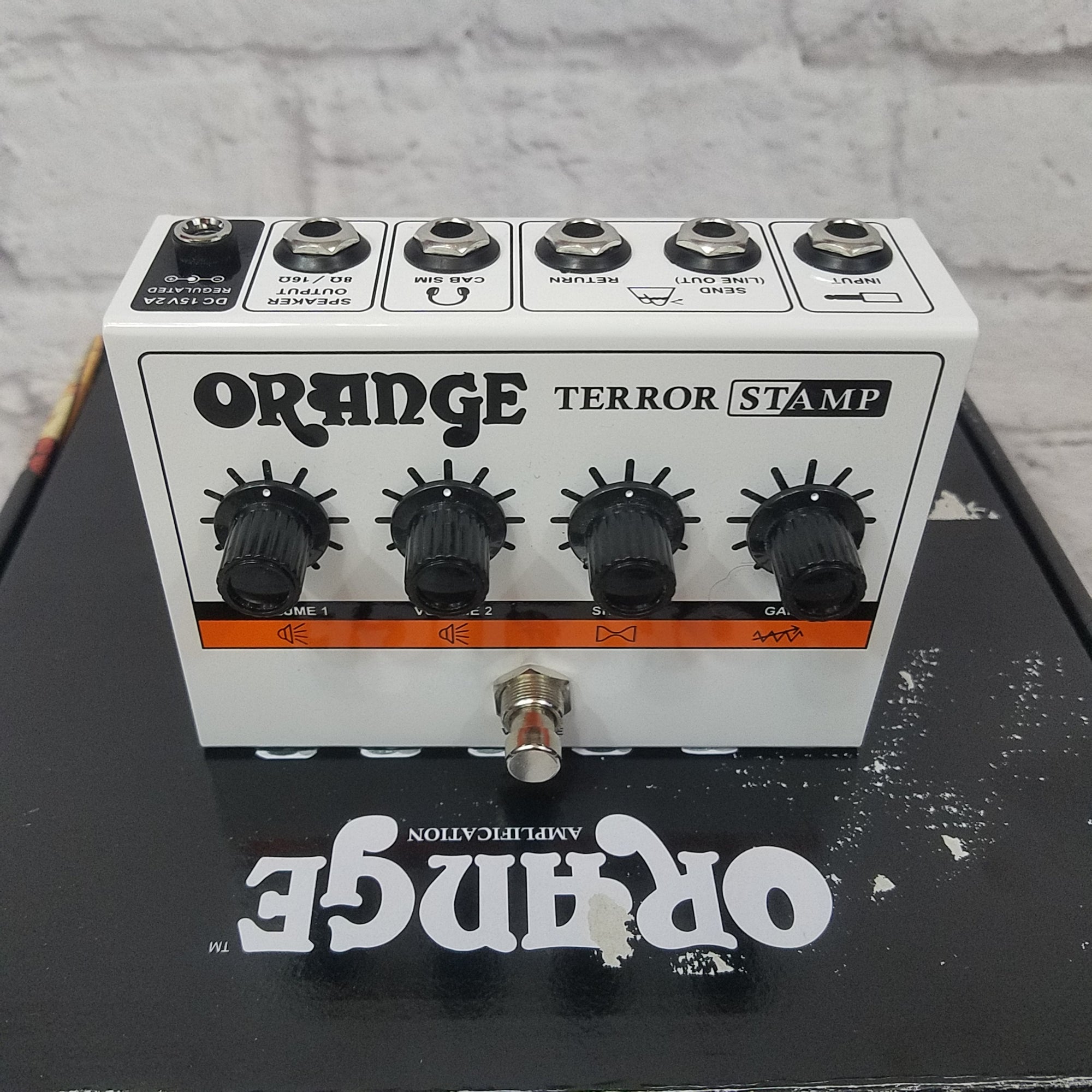 Orange Terror Stamp Guitar Amplifier Pedal Open Box - Evolution Music