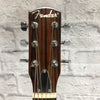 Fender FR48 Chrome Resonator Acoustic Guitar