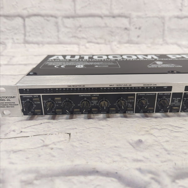 Behringer Rack Compressor Behringer Autocom Pro-XL Compressor Rack - Evolution Music