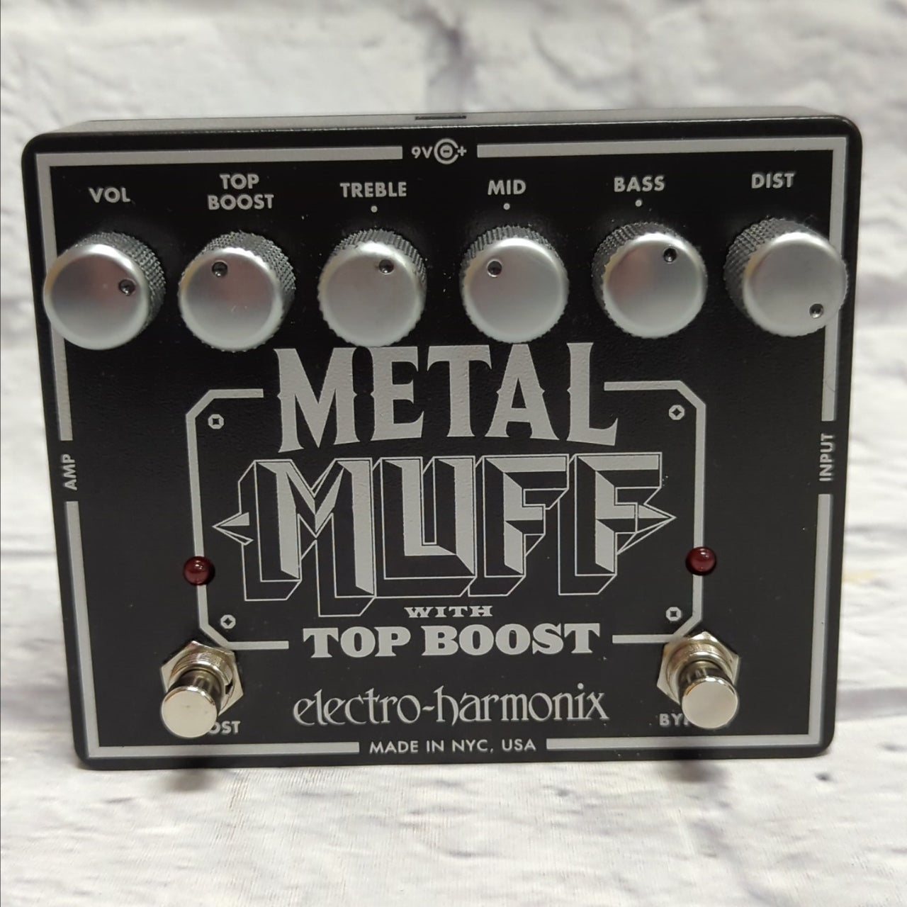 Electro-Harmonix Metal Muff with Top Boost Pedal