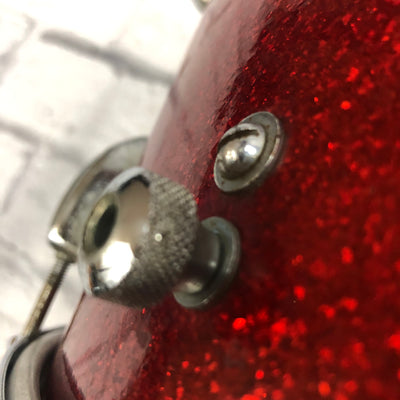 Slingerland Vintage 1965 13x9 Red Sparkle Rack Tom