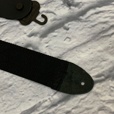 LM Products 3in Leather Skulls & Lightning Guitar Strap