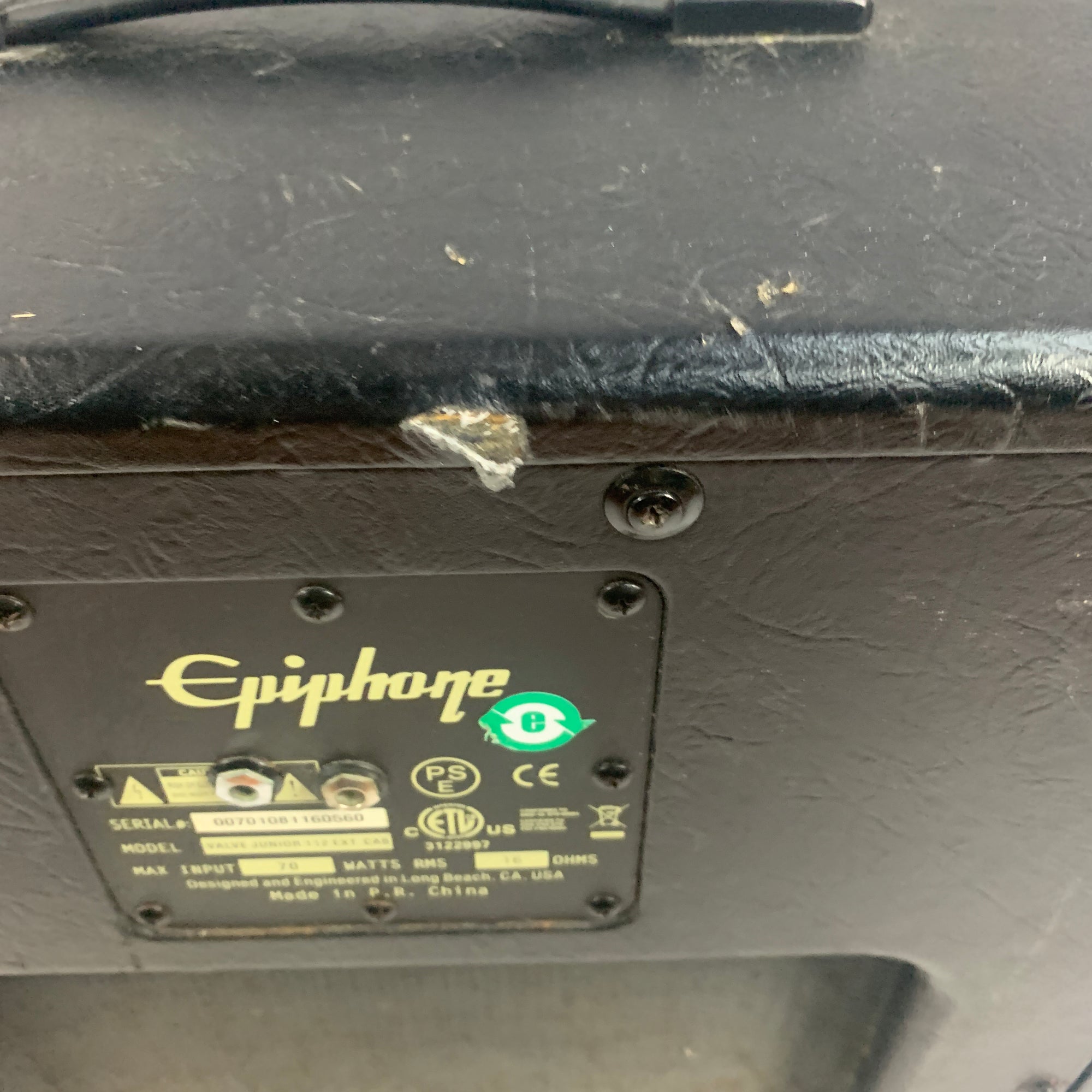 Epiphone Valve Junior 1x12 Cabinet