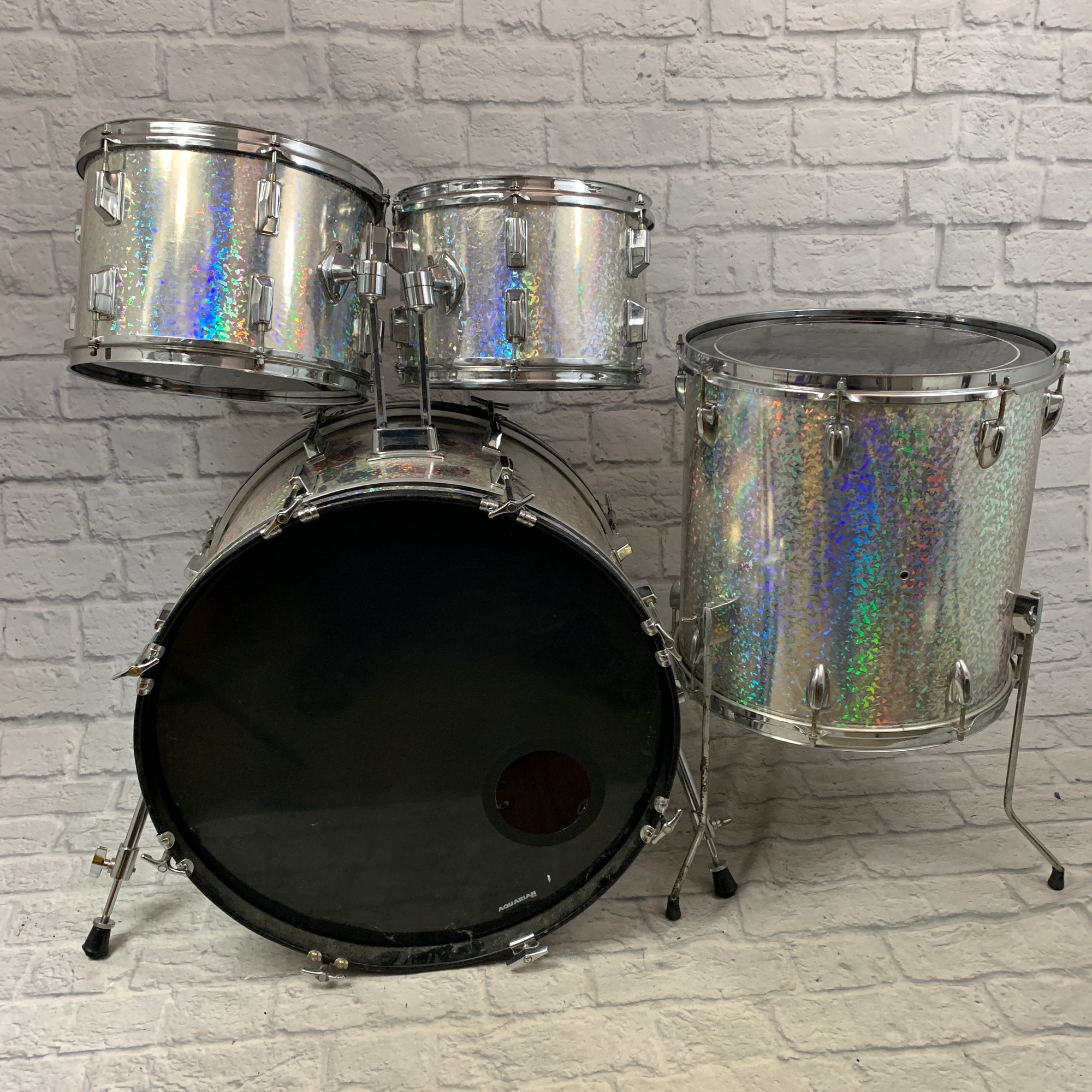 4 бр MIJ Drum Kit Holographic Sparkle4 бр MIJ Drum Kit Holographic Sparkle  