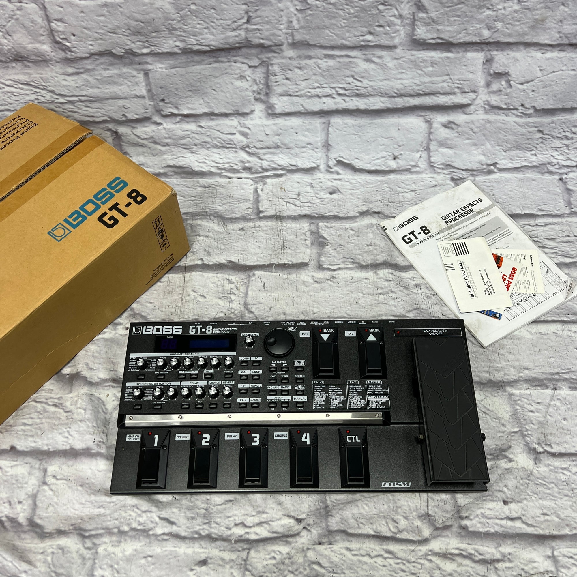 Boss GT-8 Effects Pedal - Evolution Music