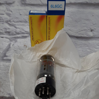 Ruby 6L6GCM-STR in a JJ Electronic Box Amplifier Power Tubes Matched Pair