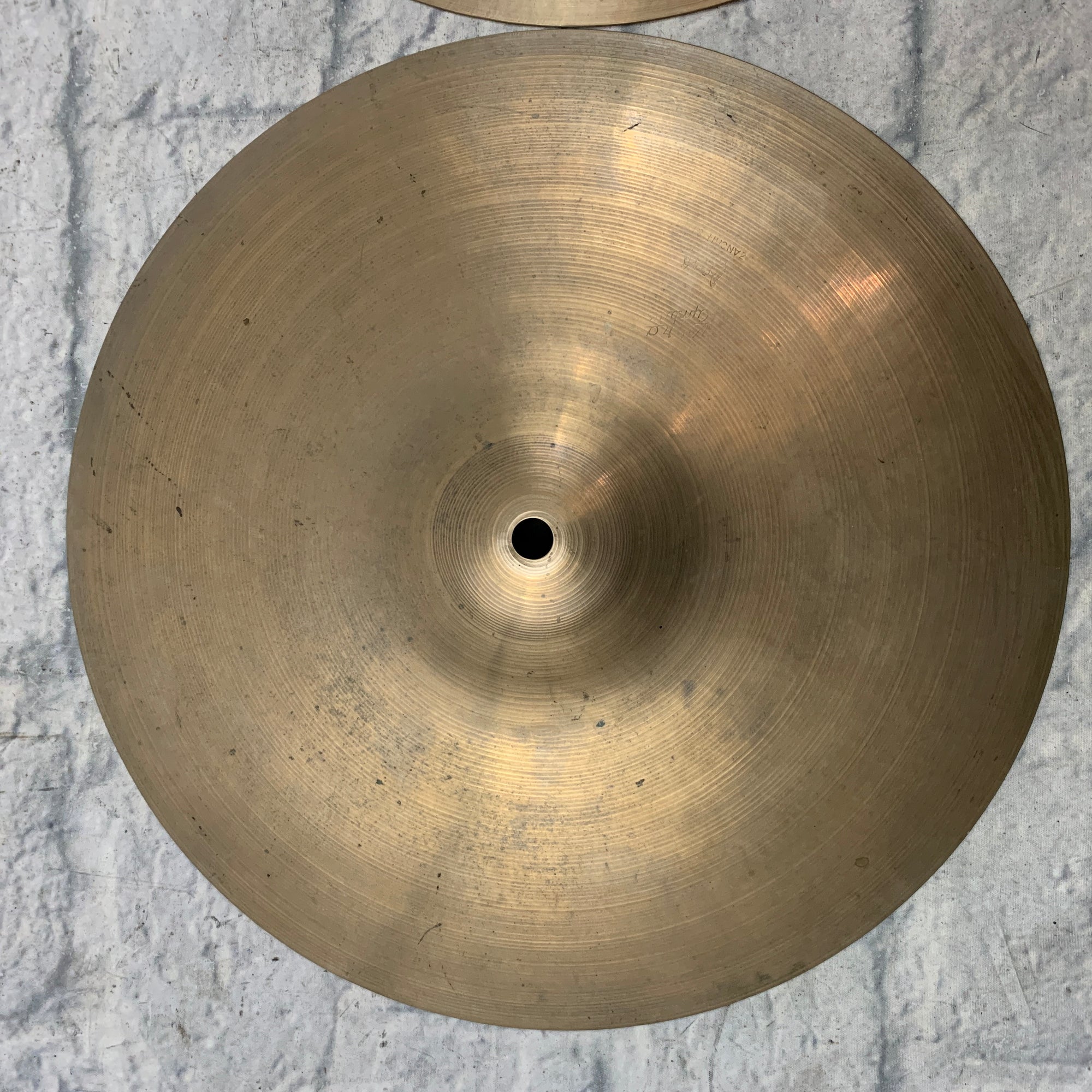 Zanchi F&F 13" Hi Hat Pair (Top Has Minor Crack)