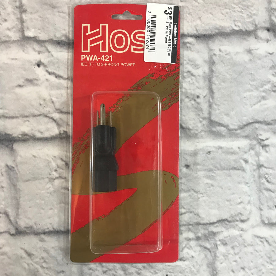 Hosa PWA-421 IEC (F) t0 3-Prong Power