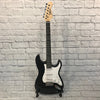 Pyle Pro Strat Style SSS Black Electric Guitar