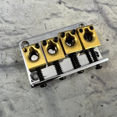 Unknown High Mass Brass Saddle Bass Bridge