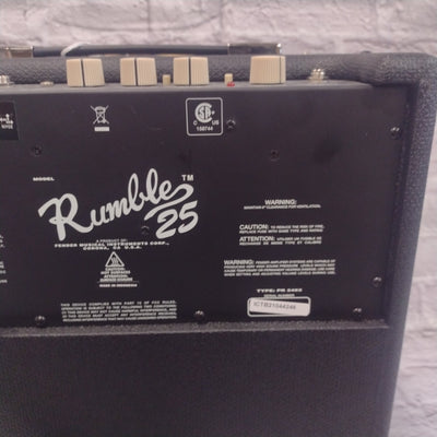 Fender Rumble 25 Bass Guitar Combo Amp