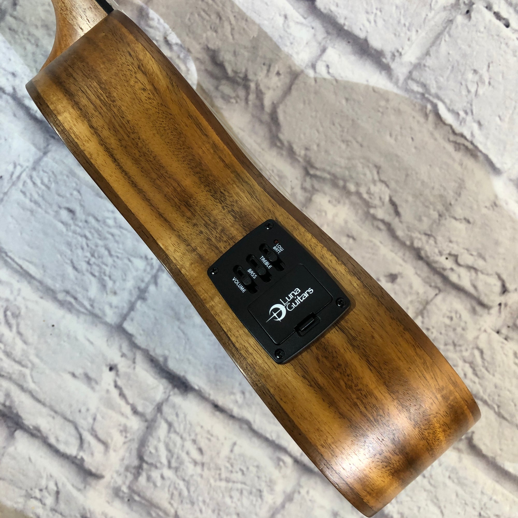 Luna HTC Koa Concert Acoustic Electric Ukulele