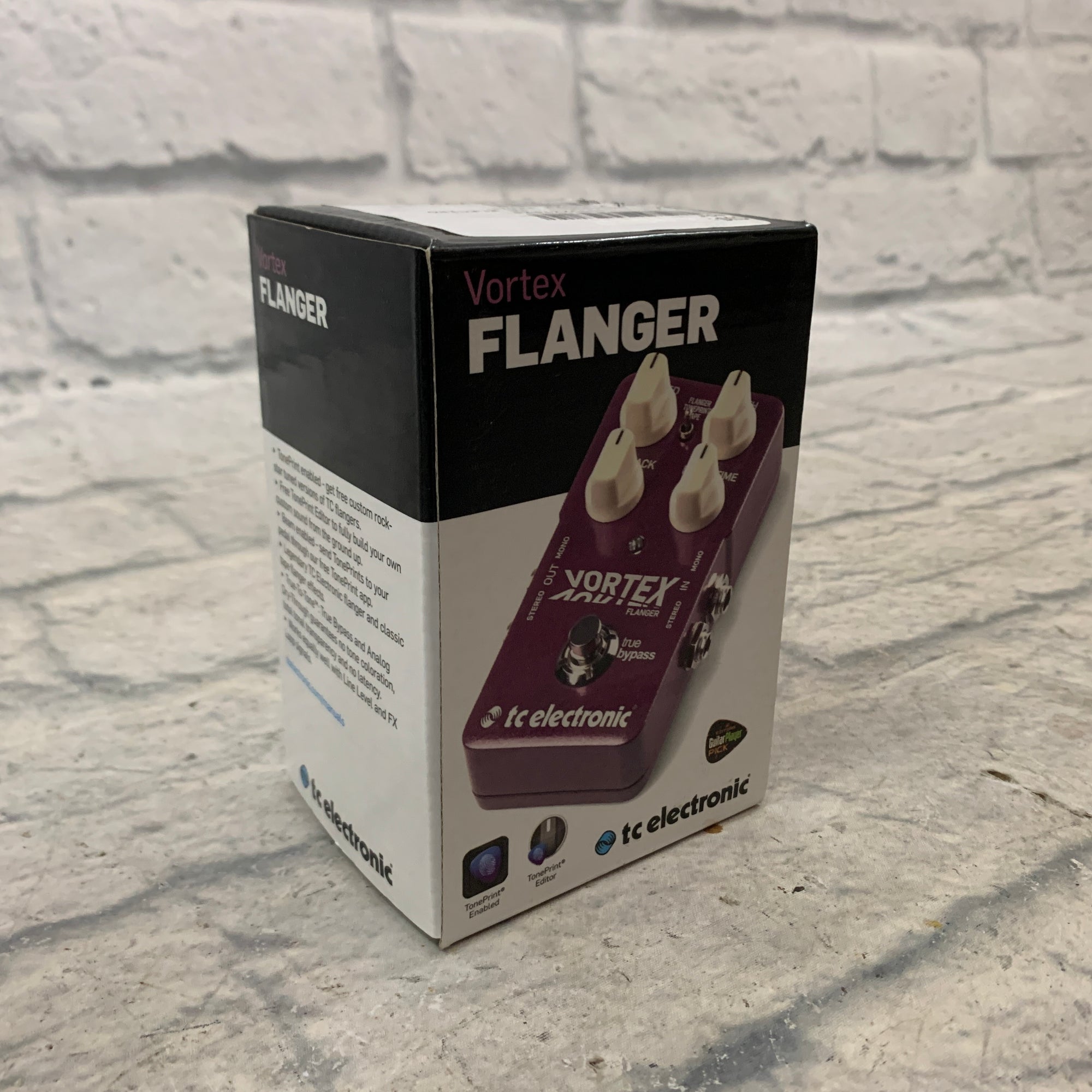 TC Electronic Vortex Stereo Flanger Pedal with Toneprint