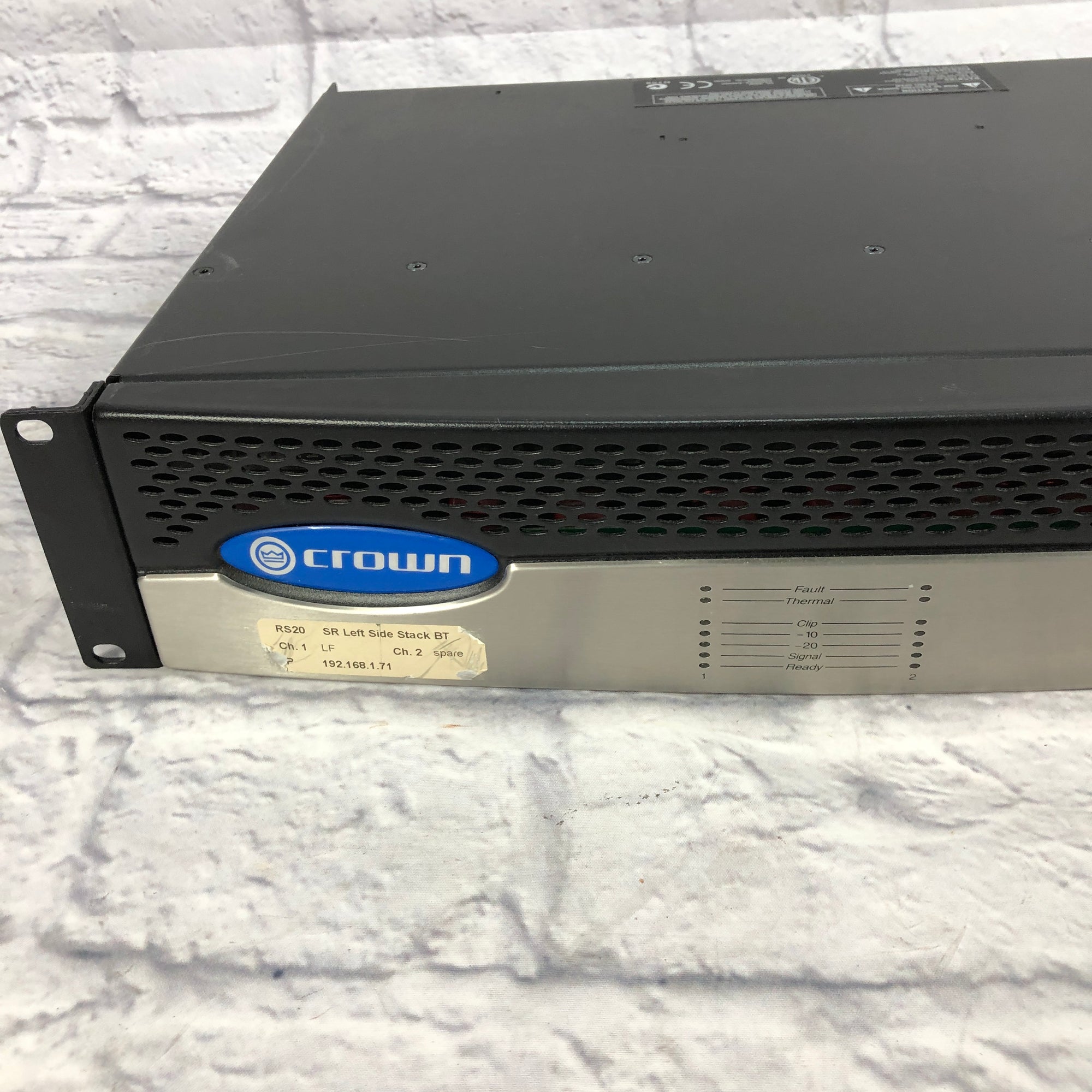 パワアンープ Amcron CTs 3000 Crown CTs 3000 2-Channel Power Amplifier CG008T6