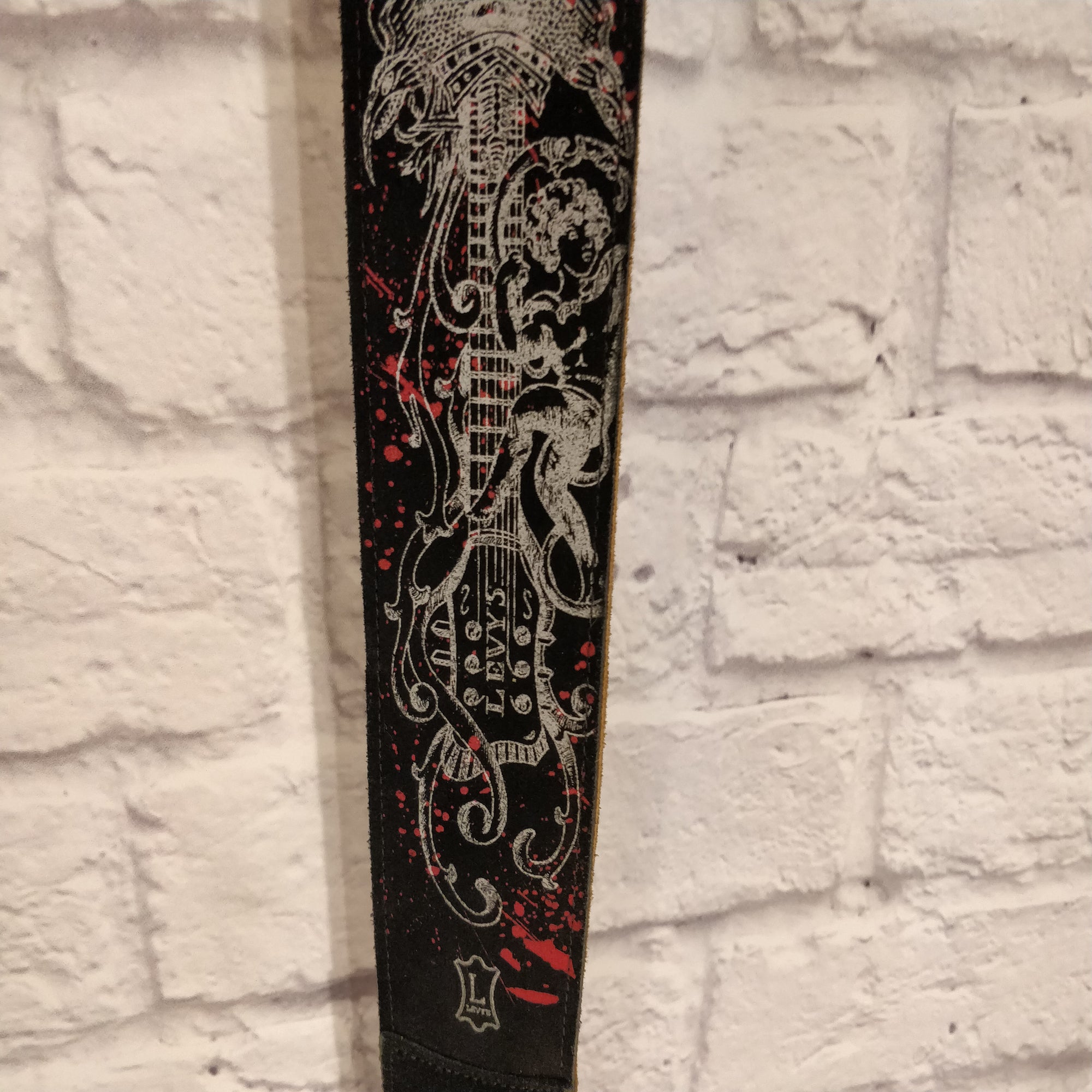 Levy's MS1P Devil Cross Guitar Strap