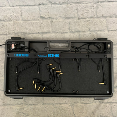 Boss BCB-60 Stereo Pedalboard w/ Cables