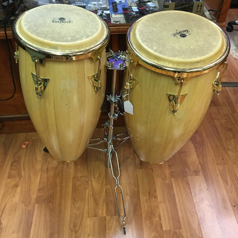 Latin Percussion Caliente Conga Set with Stand