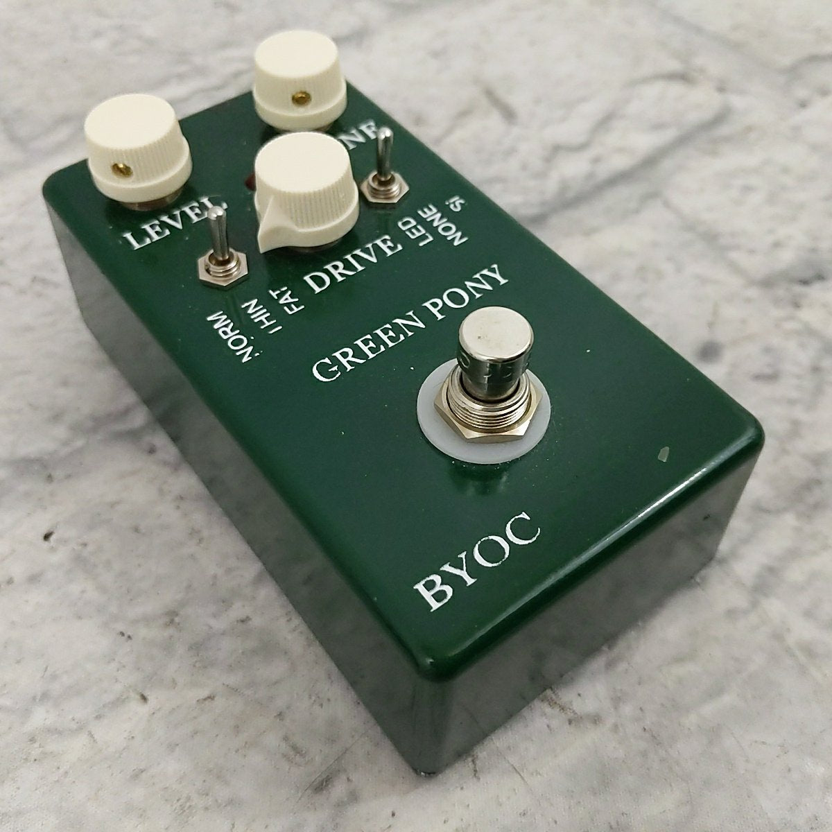 byoc pedals BYOC Build Your Own Clone Green Pony Overdrive Pedal (Maxon OD-820)