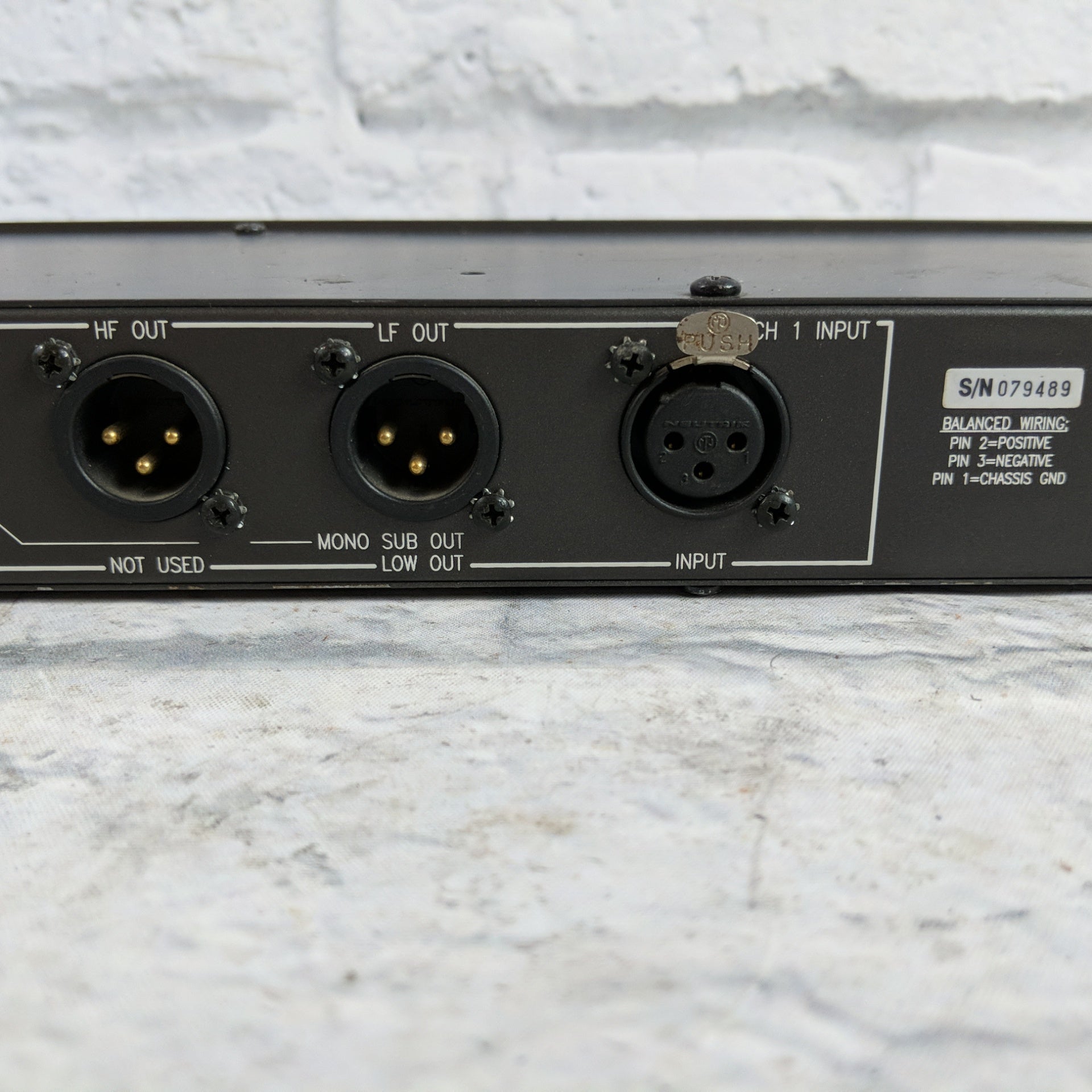 Rane AC22B Active Crossover With Balanced XLR Ins and Outs