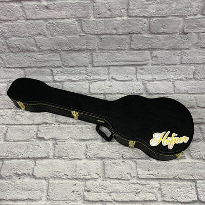 Hofner HI-BB Gold Top 4-String Bass Guitar w/ Case