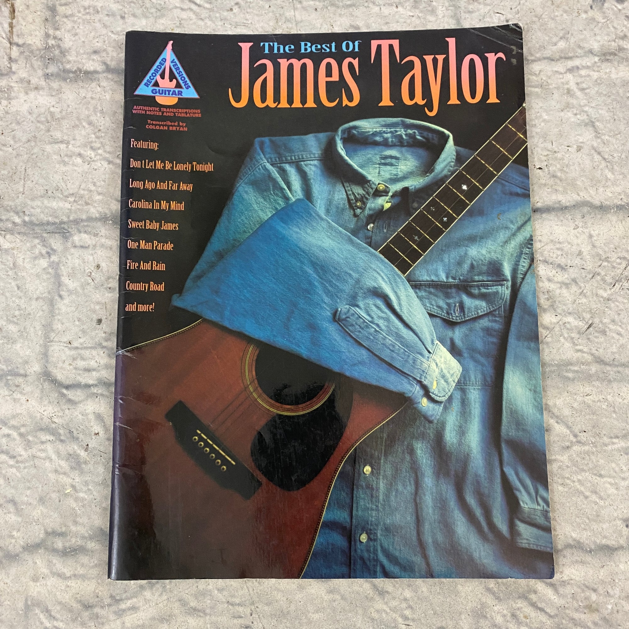 Hal Leonard The Best of James Taylor Guitar Book