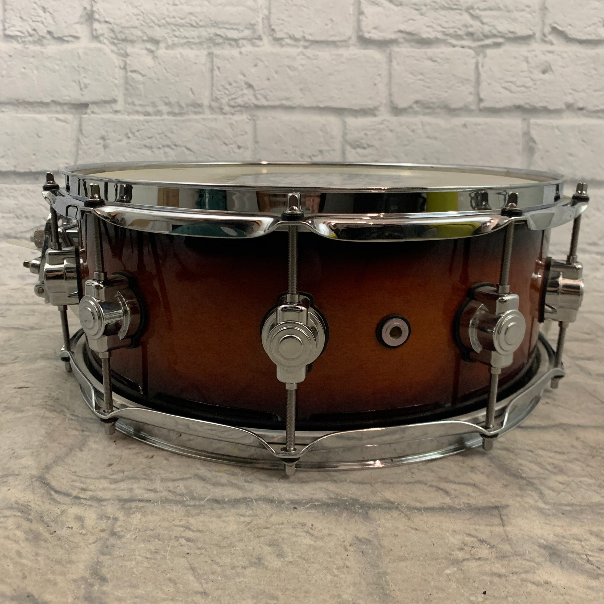 DW Design Series Frequent Flyer Snare 5.5" x 14" - Tobacco Fade