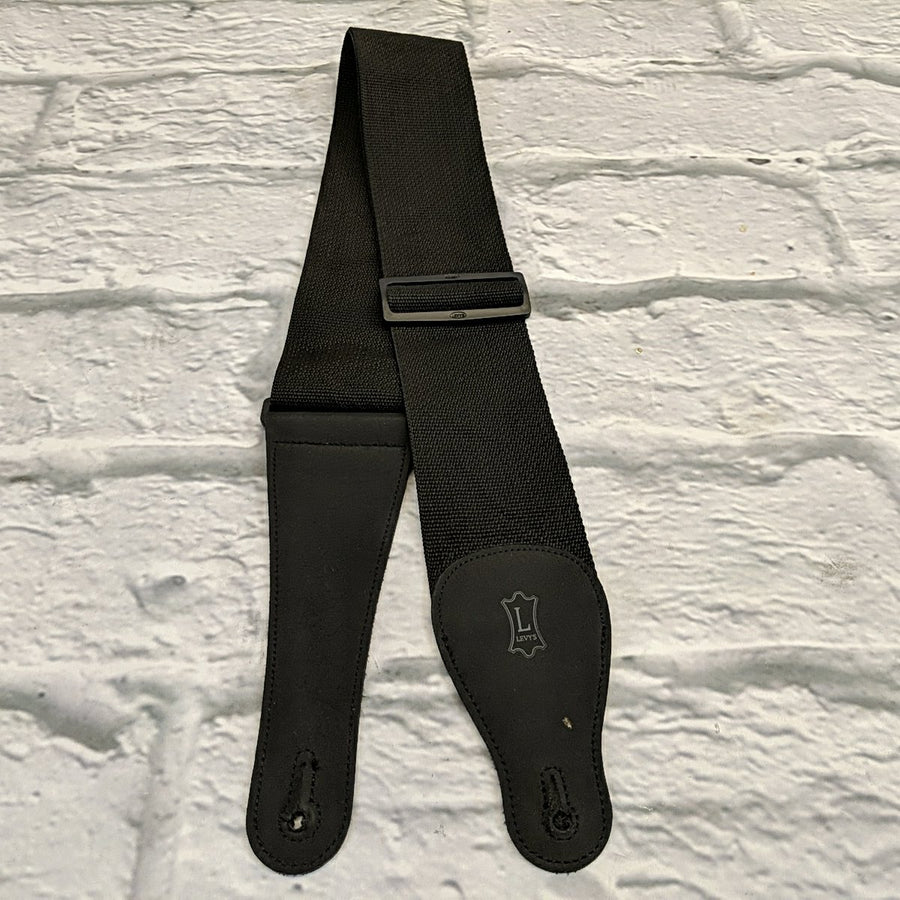Levy's 3" Wide Black Guitar Strap