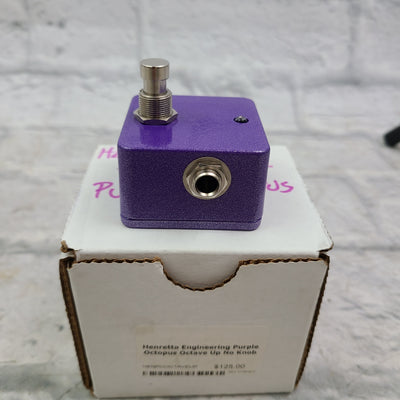 Henretta Engineering Purple Octopus Octave Up Pedal